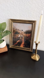 Follow Jesus in Refinished Vintage Wood Frame 8x10
